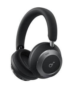 Soundcore Space One Pro by Anker Adaptive Active Noise Cancelling Headphones Driven by 6 Mics Super Foldable Design 60H Lossless Audio Ultra-Fast Charging Hi-Res Wireless Audio Comfortable Fit