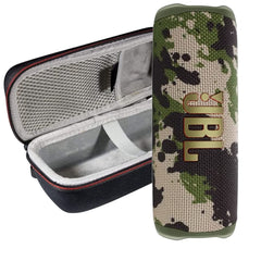 JBL Flip 6 IP67 Waterproof Portable Wireless Bluetooth Speaker with Exclusive Protective Hardshell Case (Squad Green Camo)
