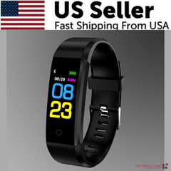 Fitness Smart Watch Activity Tracker Heart Rate For Women Men Oxygen BP Monitor